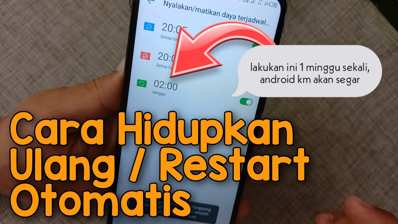 Cara Mulai Ulang / Restart Otomatis - Menyegarkan Sistem Android di HP