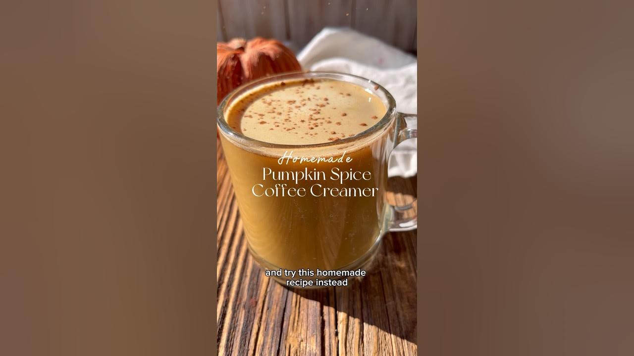 Pumpkin Spice Coffee Creamer, Dairy-Free - Veggie Fun Kitchen