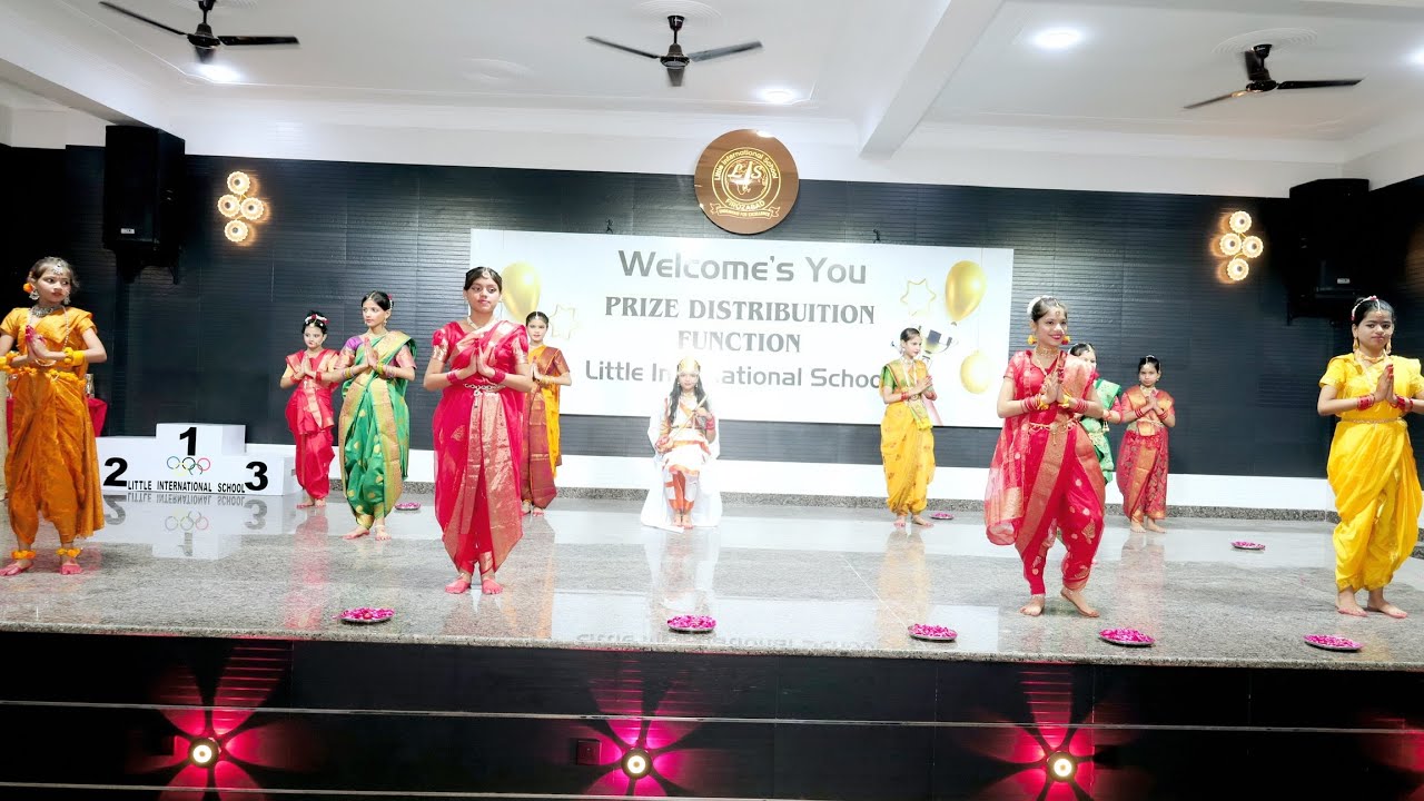 Saraswati Vandana a soulful start to the prize distribution ceremony at little international school