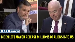 Watch Ted Cruz Criticizes Mayorkas for Allegedly Releasing Murderers into America