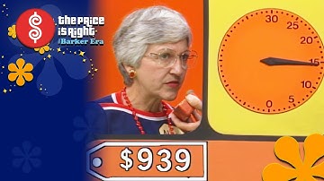 Funny Contestant Impresses Bob Barker With Her Clock Game Skills | The Price Is Right 1988