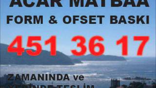 Yakacık Acar Matbaa 0216 451 36 17 Sürekli Form 1.Wmv