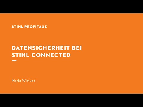 Datensicherheit bei Stihl Connected | STIHL Profitage