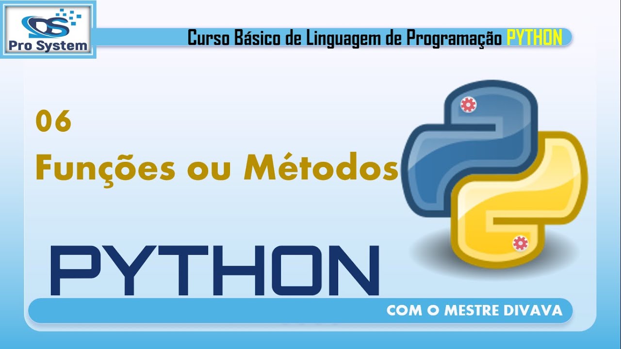 Métodos ou Função em Python 7.2 - YouTube