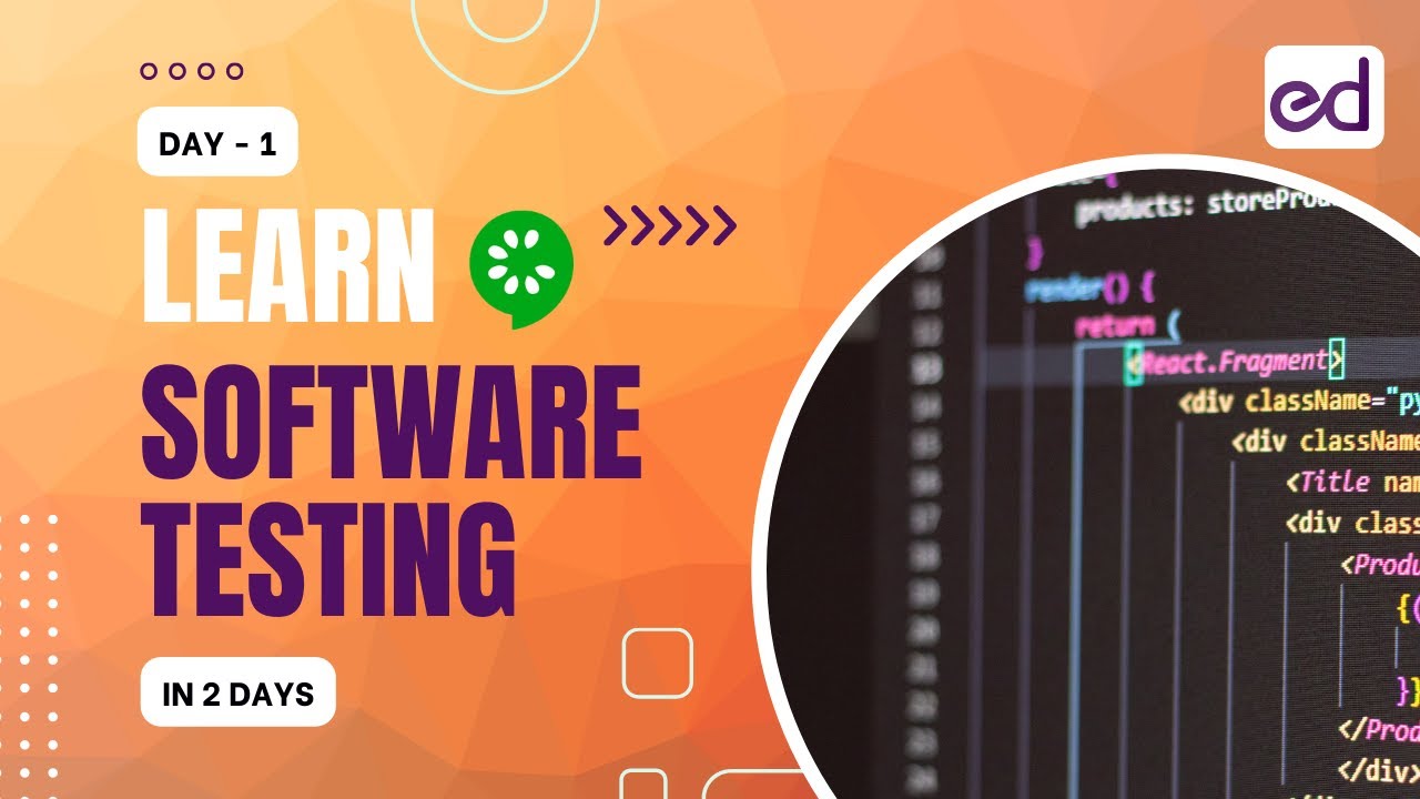 Day 1: Mastering Software Testing | 2-Day BDD Cucumber Workshop - YouTube