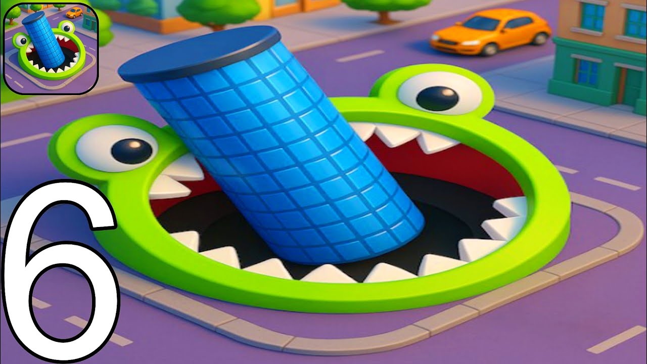 Hole.io - Gameplay Walkthrough Part 6 Tutorial NEW Mobile Game (Android,ios)