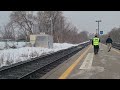 Must watch go train blast the emergency horn at trespasser at long branch go station