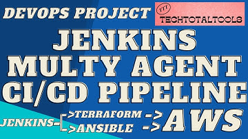 Jenkins+Git+Terraform+Ansible+AWS Multy Agents(Nodes) CICD Pipeline script | TechTotalTools