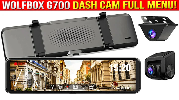 Wolfbox G700 Mirror Dash Cam Full Menu & Recommended Settings