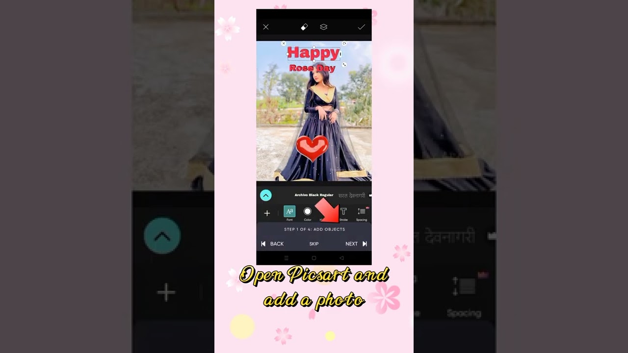 Rose day video editing tutorial|PicsArt photo editing tutorial|PicsArt editing tricks|Rose day