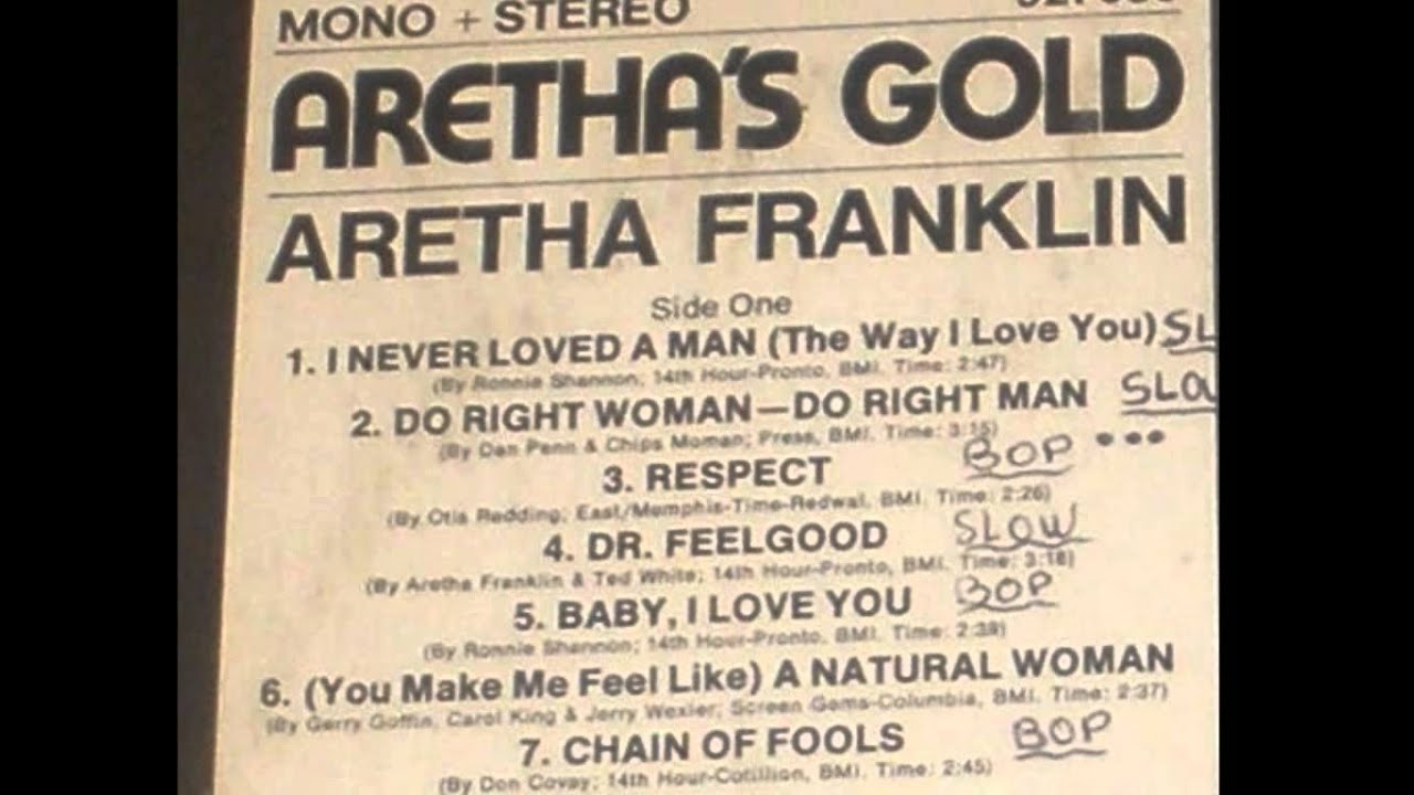 Aretha Franklin Aretha's gold Album face1 (1969) - YouTube
