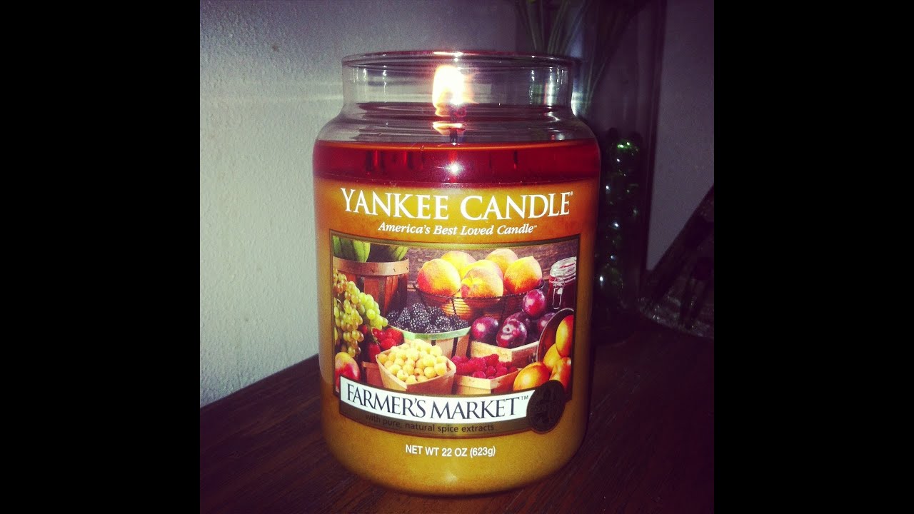 Yankee Candle Farmers Market Review YouTube