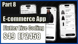 [Flutter] Flutter Live Coding EP2458 (E-Commerce App UI Part 8)