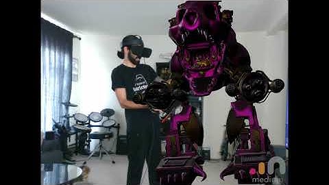 Virtual Reality 3D model made on Oculus Rift Adobe Medium in full Augmented Reality My 1st Video =)