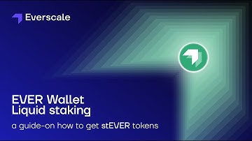 EVER Wallet – Liquid staking. A guide-on how to get stEVER tokens.