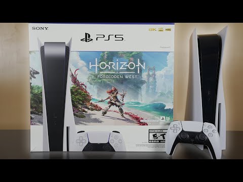 PS5 Horizon Forbidden West Bundle Unboxing and First