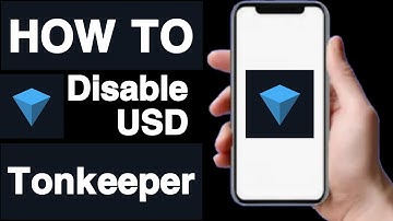 How to disable USD on tonkeeper account||Disable USD on tonkeeper account||Unique tech 55