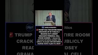 Trump Had the Room CRACKING UP Over Lindsey Graham’s Phone Number 😂🇺🇸