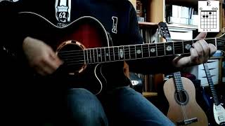 Calvin Russel Midnite man chords guitar cover Am E Dm