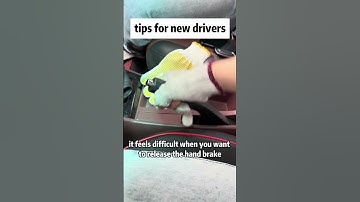 Pay attention to the correct way to pull the handbrake!