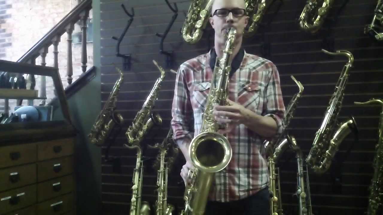 Ben Reece Play Tests Selmer Series III Tenor - YouTube