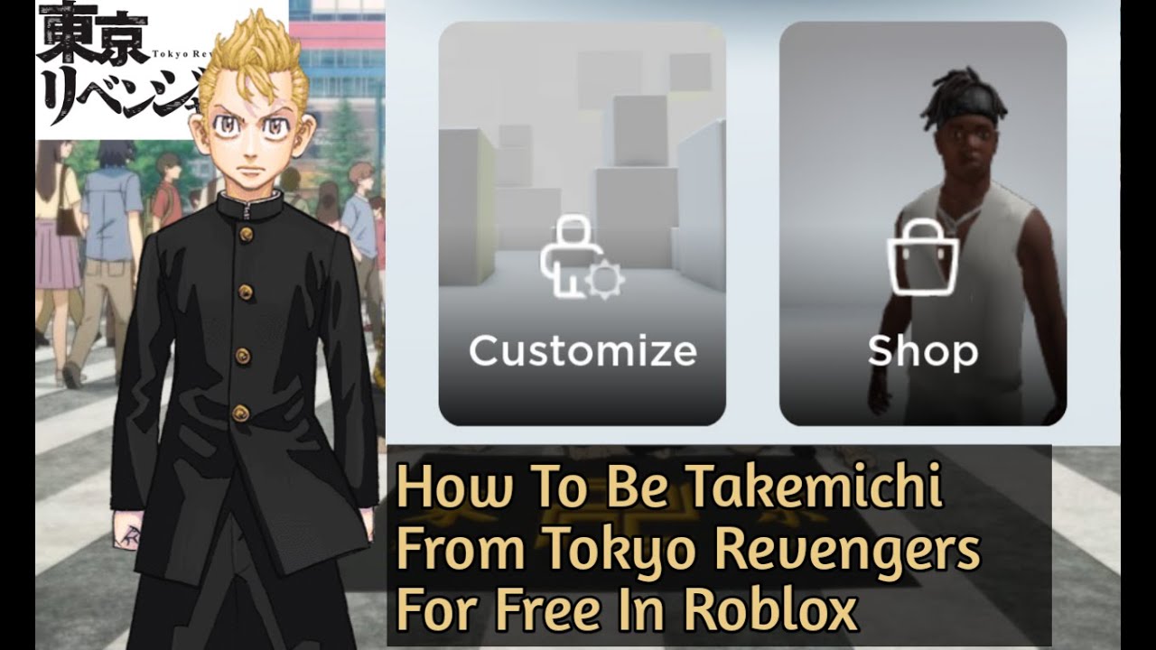 Tochi Team Rp How To Be Takemichi From Tokyo Revengers For Free || Roblox - YouTube