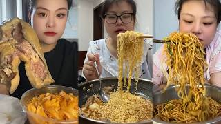 New Mukbang food challenge with real sound #d9mukbang #mukbang screenshot 5