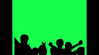 Kinemaster Audience Green Background Video