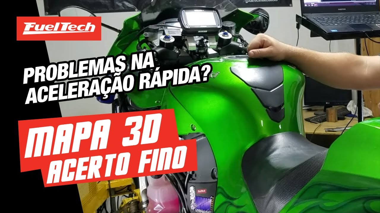 KAWASAKI NINJA ZX-14R QUICK SETUP WITH 3D MAP! - YouTube