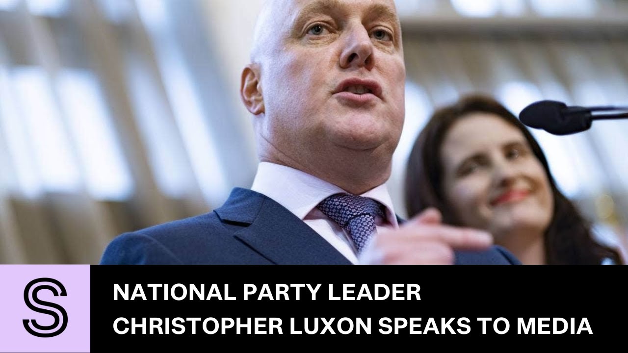 Live: National Party's Christopher Luxon faces questions as coalition ...
