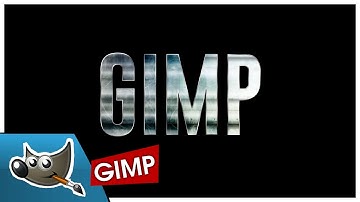 GIMP - Metallic Text Effect