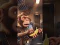 🐒Monty ne diya Banana Bribe! 😂 | Train to Goa #monkeyvlog