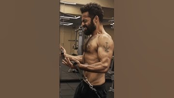 NTR workout in gym🔥🔥 | NTR | NTR NEEL | DRAGON