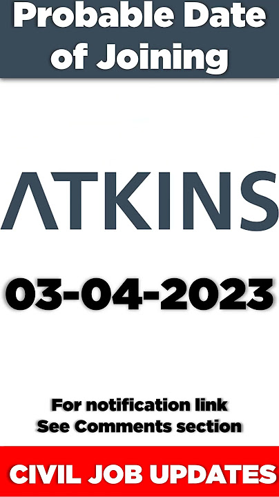 Job Openings for Civil Engineers @ Atkins #shorts #civilengineeringjobs