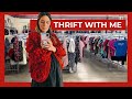 THRIFT WITH ME So Much Good Stuff in Sparks, Nevada | Bobble Sweater, 80s Dress, Baskets & More