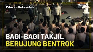 Bagi Takjil Berujung Bentrok, 127 Anggota Geng Motor di Sukabumi Diamankan dan 40 Positif Narkoba