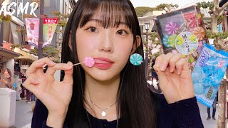 'The sound you wanted.' Chatting while eating Japanese candy ASMR (feat. travel to Fukuoka)