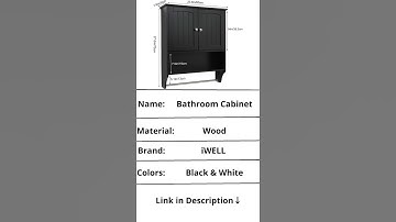 Bathroom Wall Cabinet | Bathroom Cabinets Design Ideas | Creative Bathroom Cabinet Design