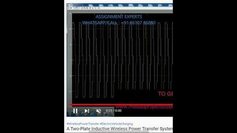 Wireless Power Transfer System for Electric Vehicle Charging Applications -Two Plate Inductive