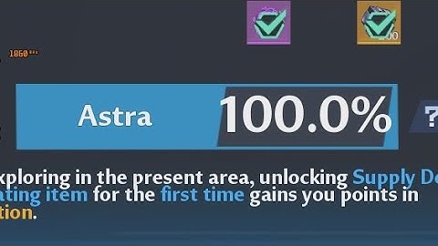 [Tower of fantasy] Astra 100% Exploration