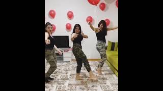 رقص دختران تهرانی با آهنگ یار جنگی من شلوار پلنگی من