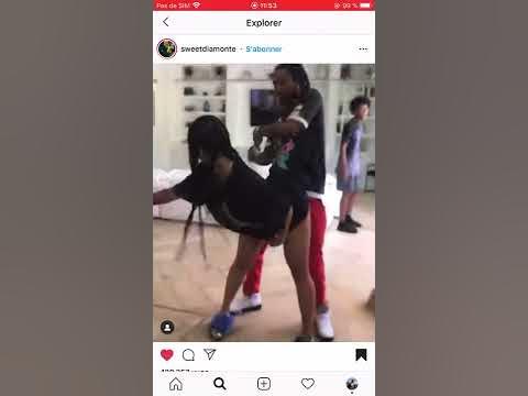 Saweetie twerking on Quavo