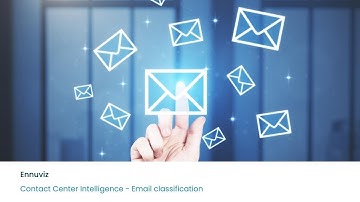 Contact Center Intelligence - Email classification