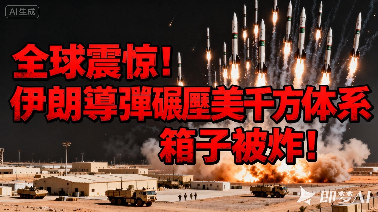 美軍基地慘遭血洗！伊朗精准點穴 27 個軍事目標，五角大樓徹底慌了            #伊朗導彈#美以防空體系#美軍防禦#凱巴爾導彈#第一島鏈#日本防禦