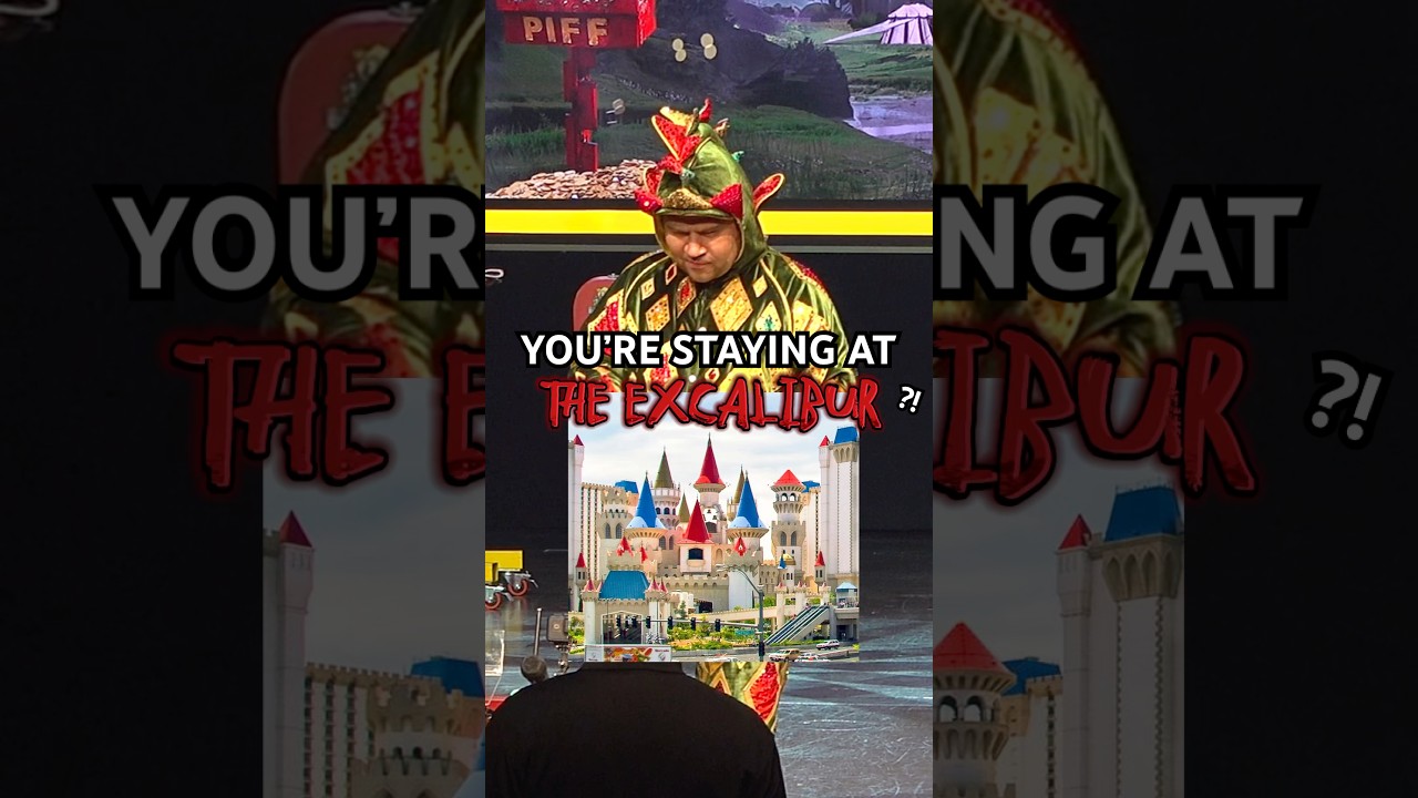 Yikes…You’re Staying at The Excalibur? - Piff the Magic Dragon 
