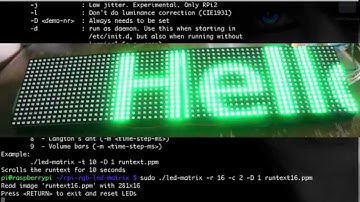 Raspberry Pi LED Matrix - Part 2 - Software