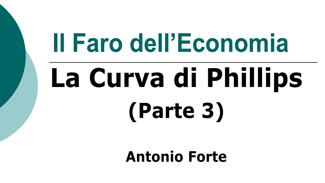 Lezione: La Curva di Phillips, breve e lungo periodo!