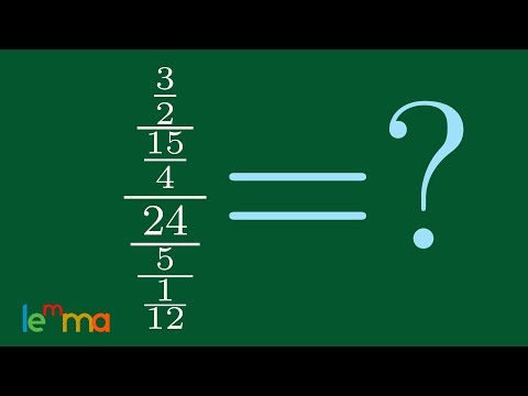 How to Simplify Any Fraction! There Is No Such Thing As a Difficult Fraction, and this One Is Easy!