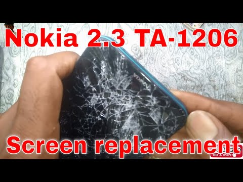 Nokia 2.3 secren replacement Nokia 2.3 model TA-1206 disassembly LCD replacement