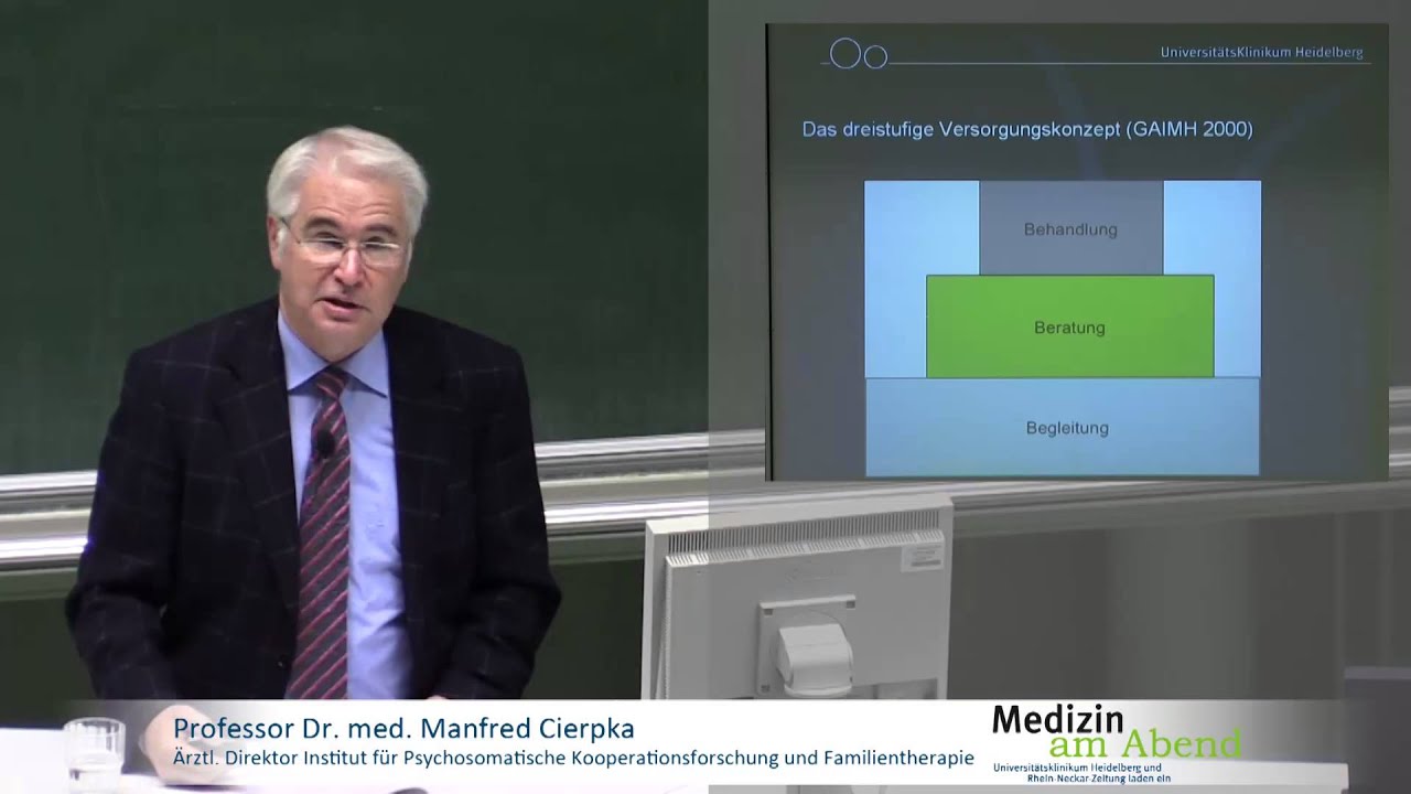 Prof Dr Med Cierpka Medizin Am Abend Youtube